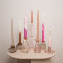 Load image into Gallery viewer, Glass Candle Holder Niene Nude, Noa Nude, Odette Blush and Vayen Nude
