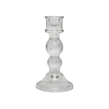Load image into Gallery viewer, Glass Candle Holder Nola Clear
