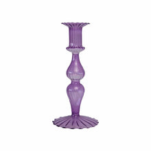 Afbeelding in Gallery-weergave laden, Glass Candle Holder Noven Purple
