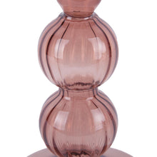 Afbeelding in Gallery-weergave laden, Glass Candle Holder Posey Medium Rose Close up
