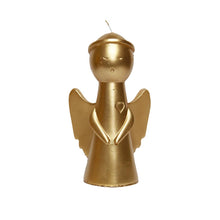 Load image into Gallery viewer, Sculpture Candle Angel Gold Large
