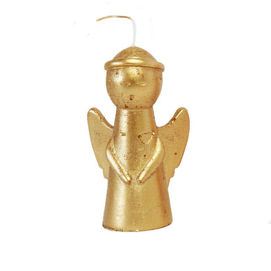 Sculpture Candle Angel Gold