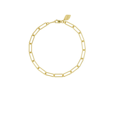 Square chain Bracelet in Gold