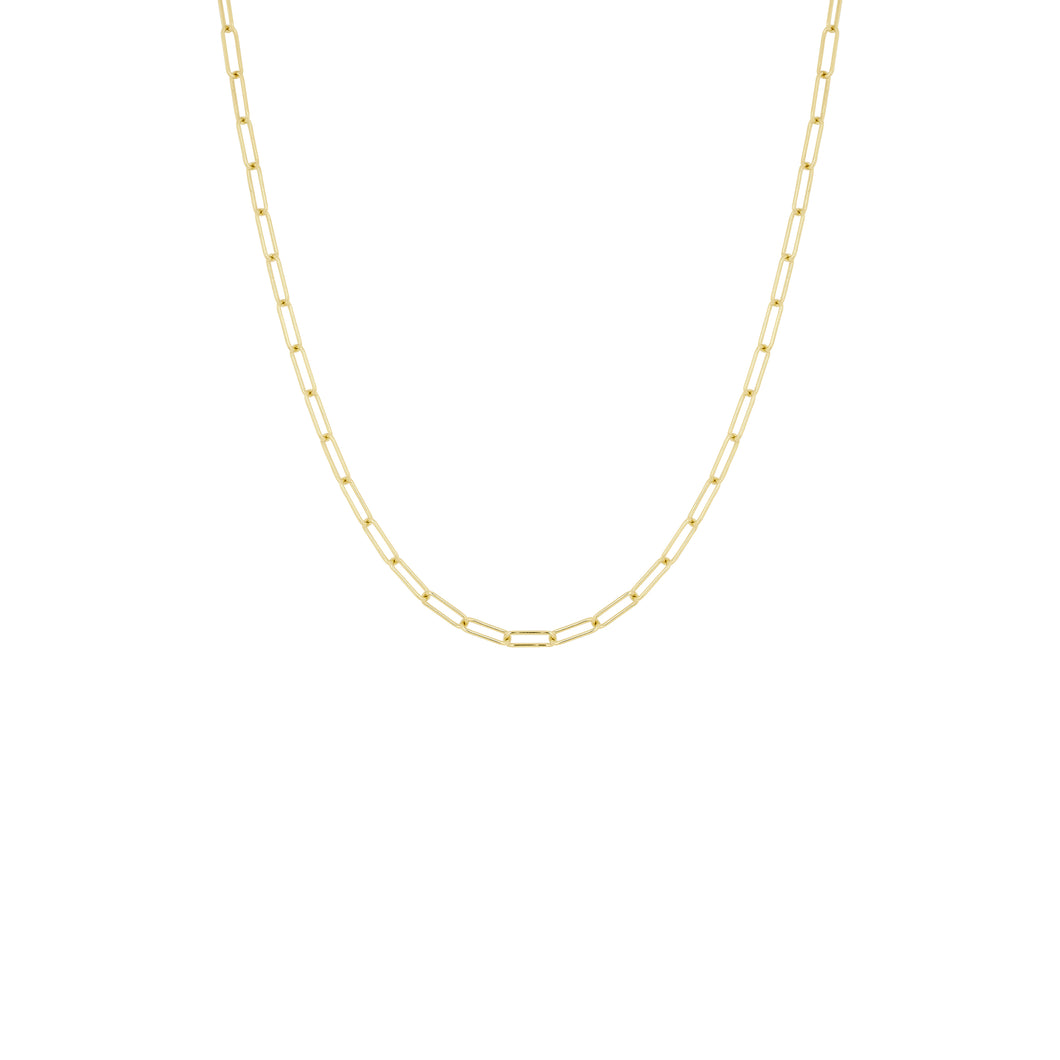 Square chain Neckless in Gold