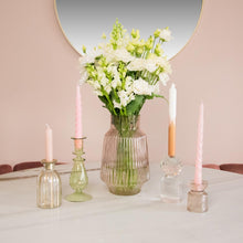 Load image into Gallery viewer, Twisted Dinner Candle Philou Blush
