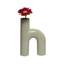 Afbeelding in Gallery-weergave laden, Vase Haley Speckle with Flower
